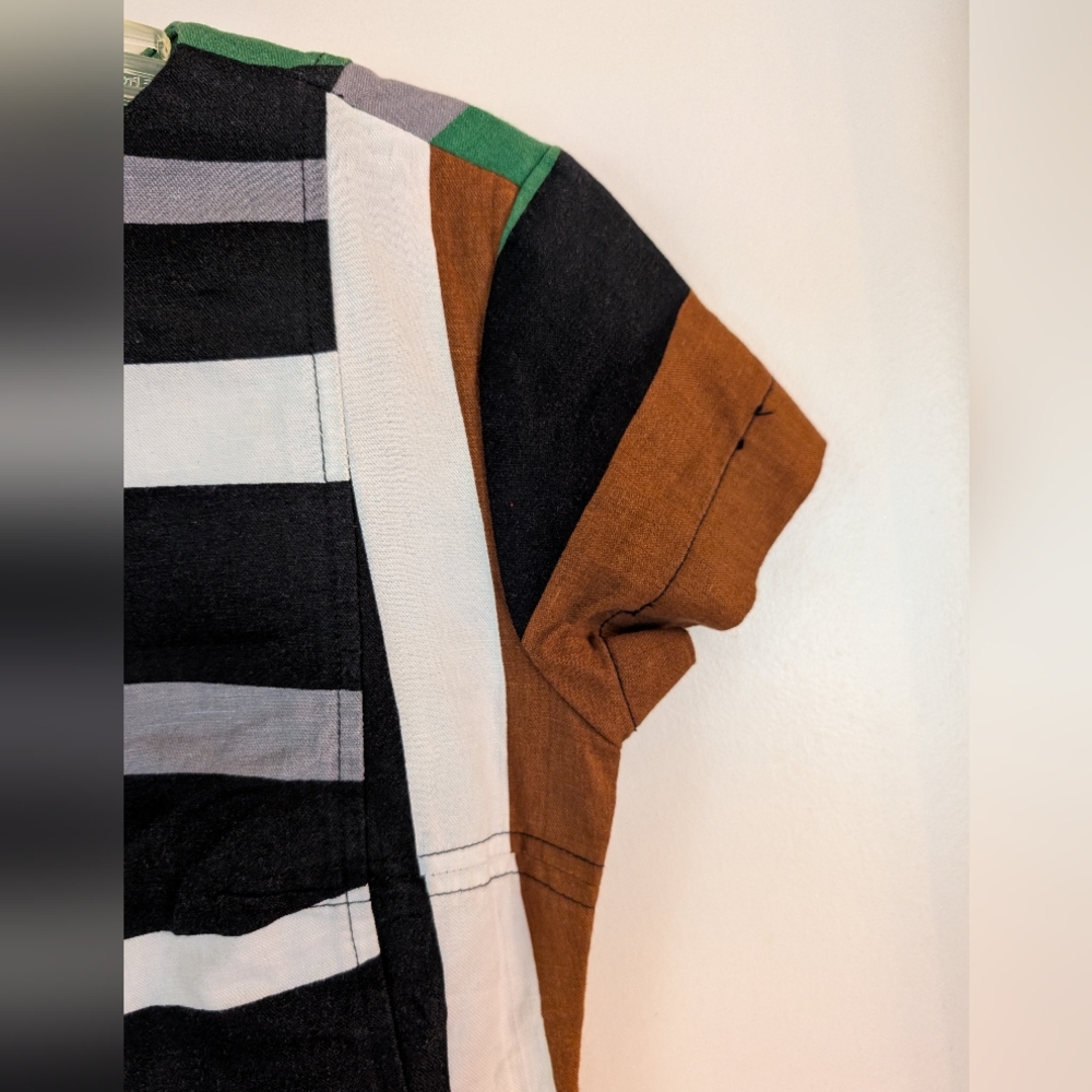 Derek Lam Striped Sheath Mini Dress Sz 2 - Picture 5 of 10